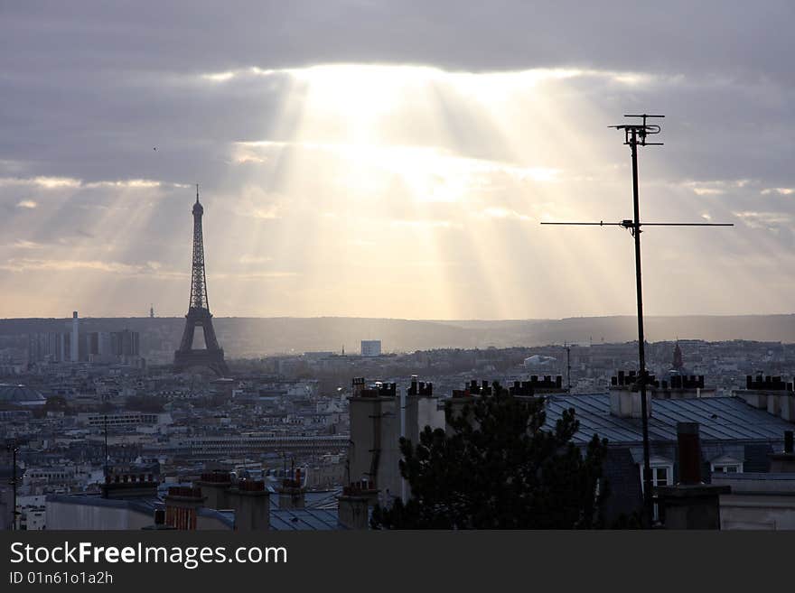 Eiffel Tower & Aerial