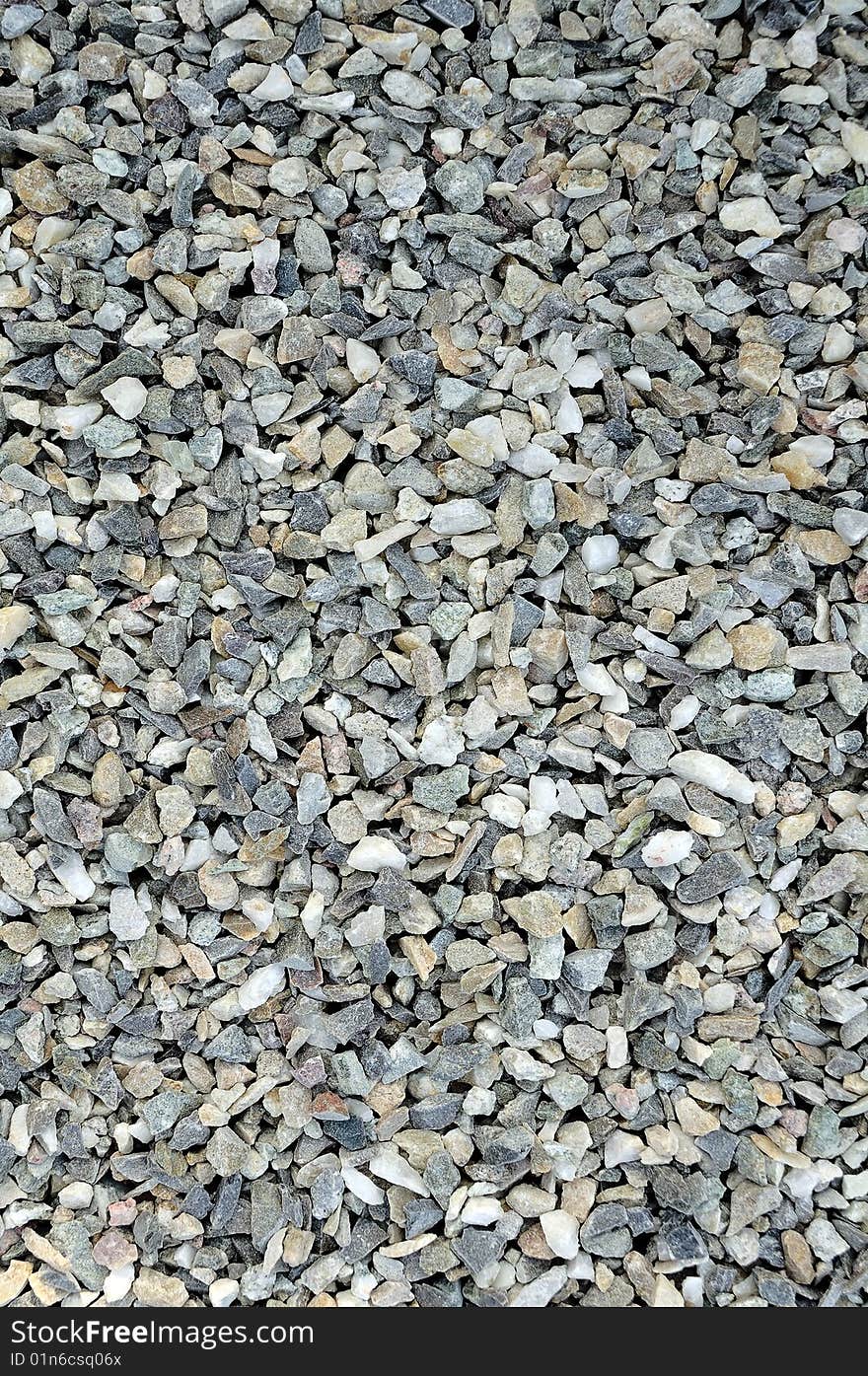 Small stones split as a natural background