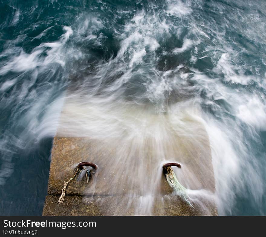 Sea And Stone Pier