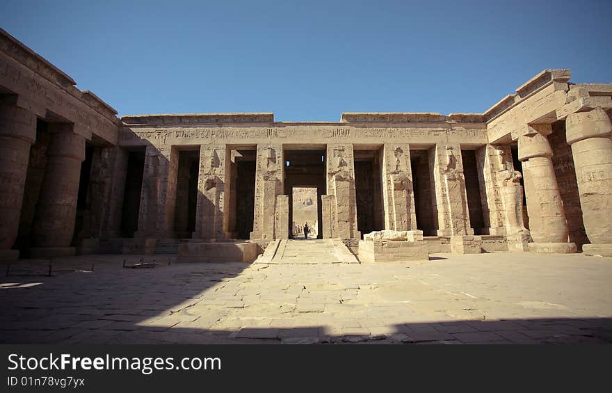 A famous temple in Luxor, Egypt. A famous temple in Luxor, Egypt.