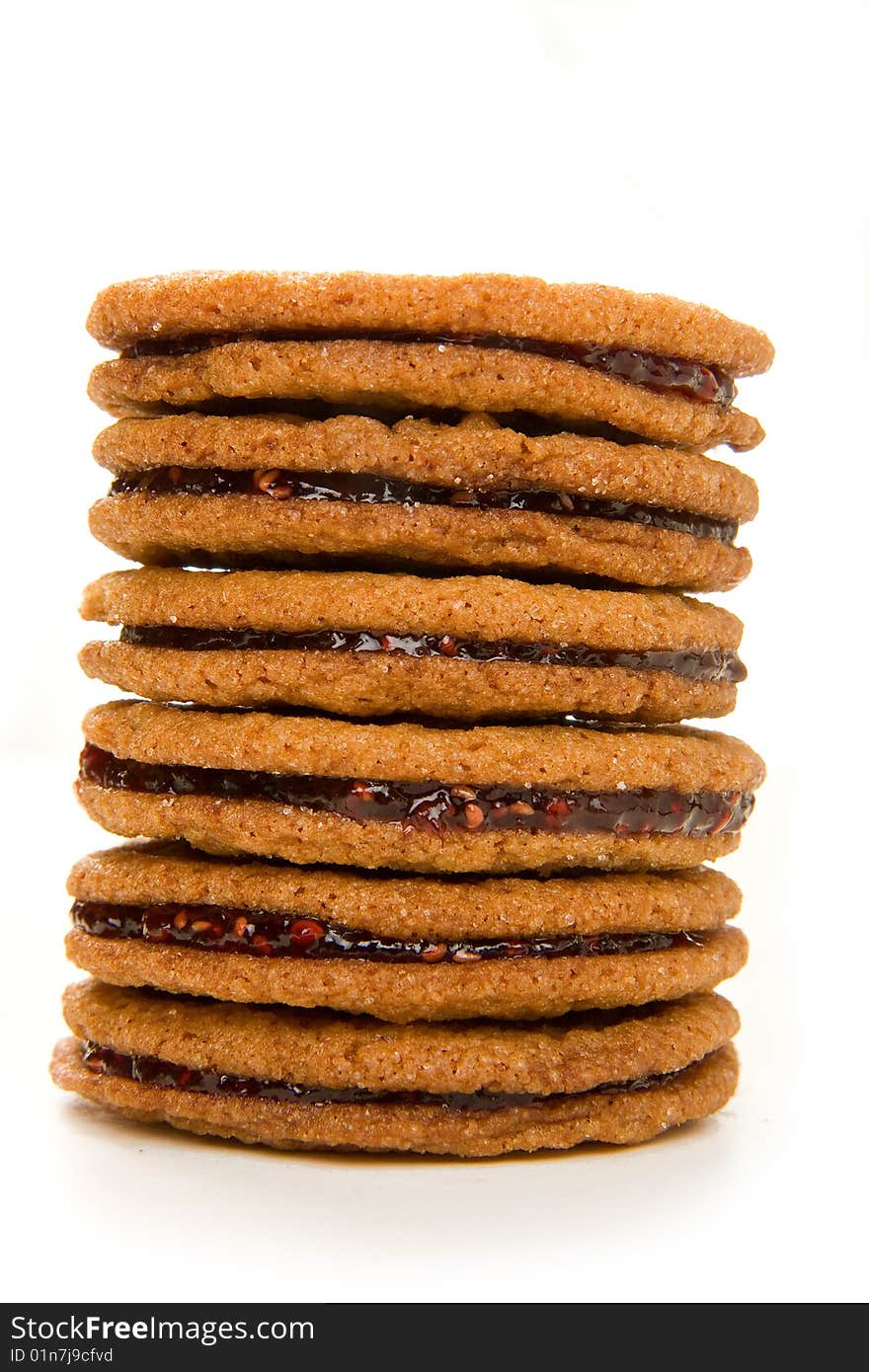 Raspberry Ginger Snap Stack