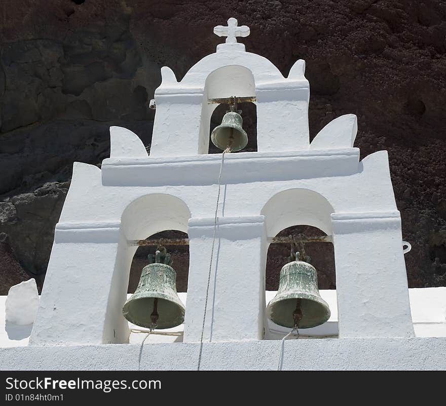 Santorini houses - Churches