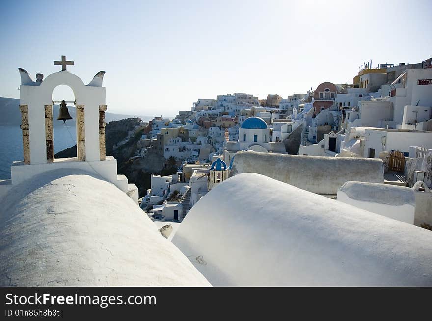 Santorini houses - Churches