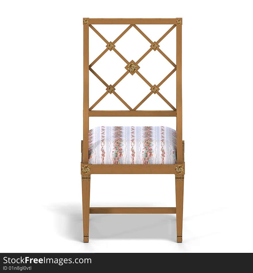 Classical chair - front view