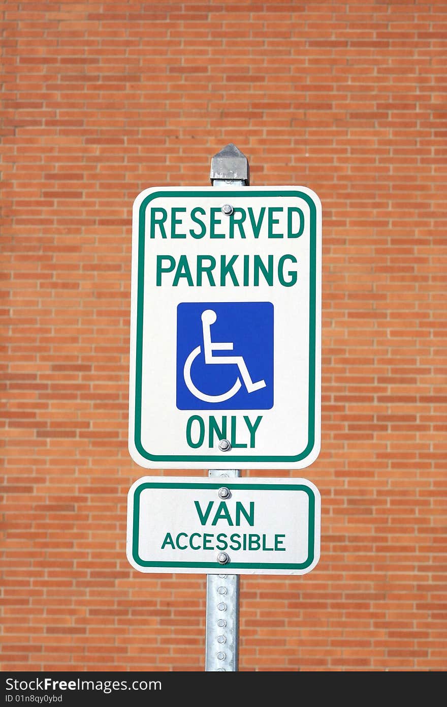 Parking sign