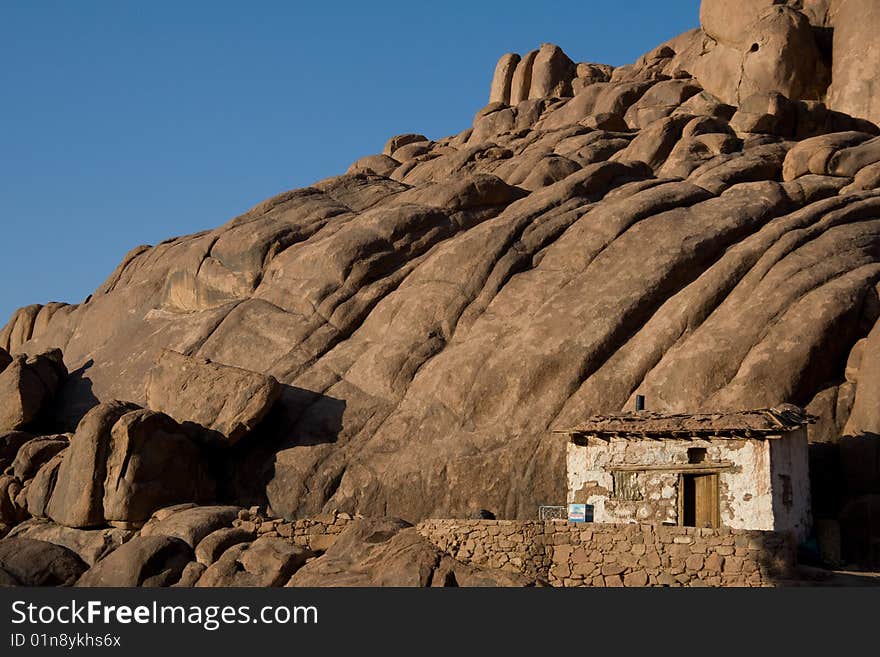 Hut in the mountains