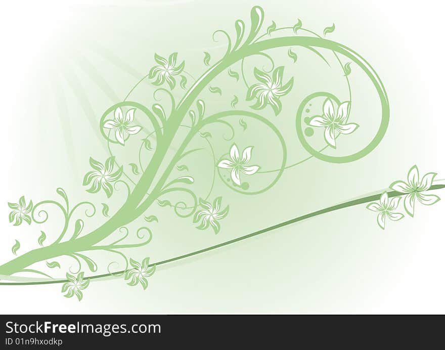 Floral vector design