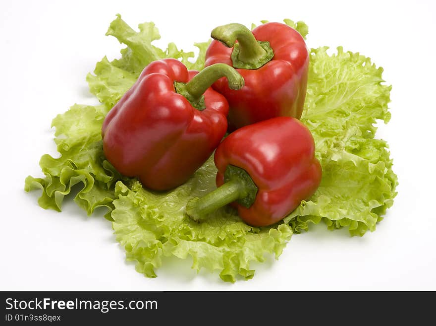 Red sweet peppers