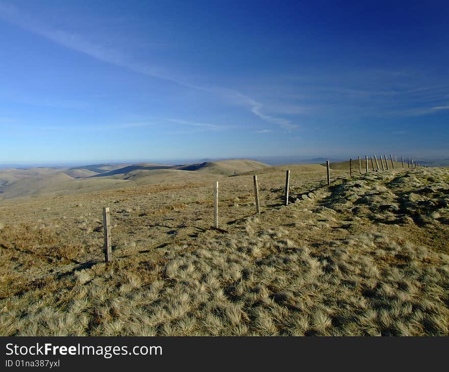 Fence in ochil hills