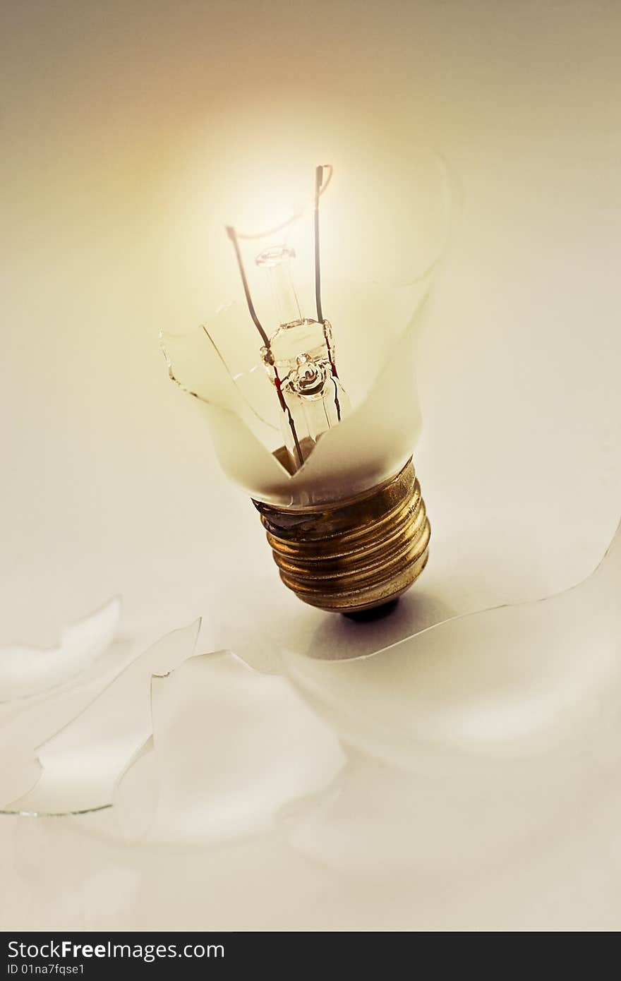 Crushed Lightbulb