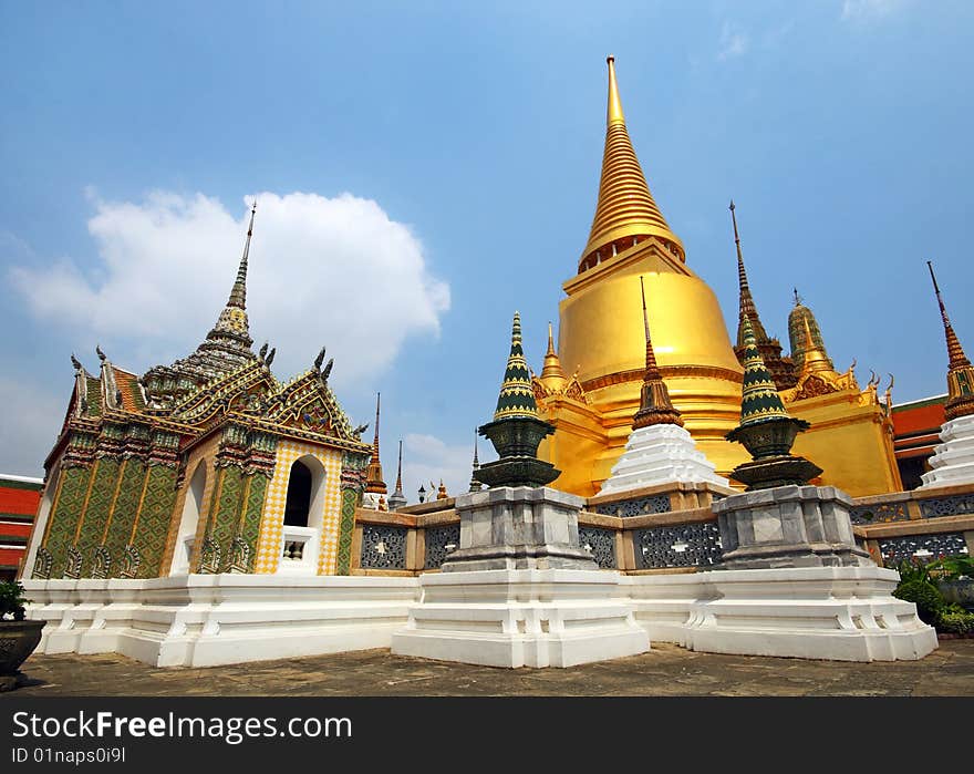 Grand palace temple bangkok thailand