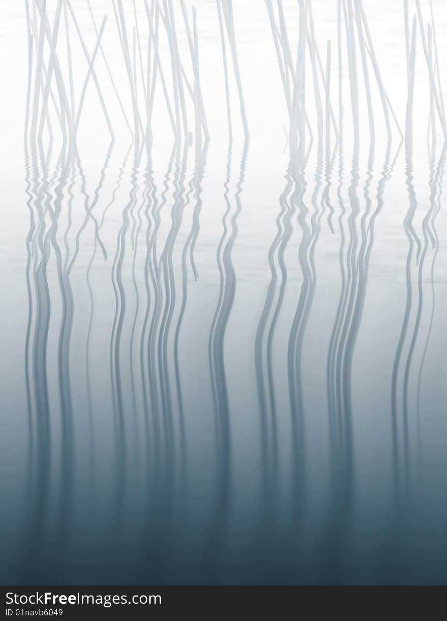 Water Reed Background