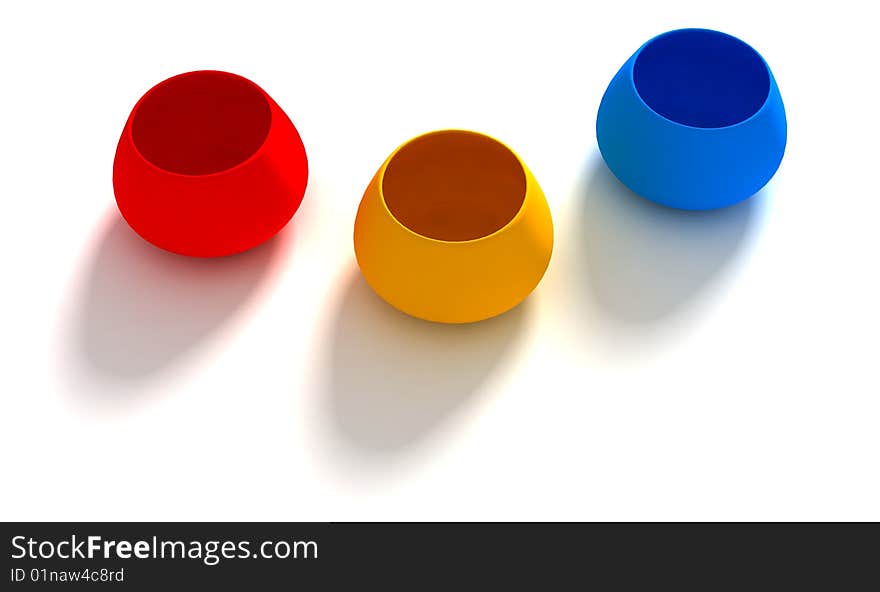 RGB cups.