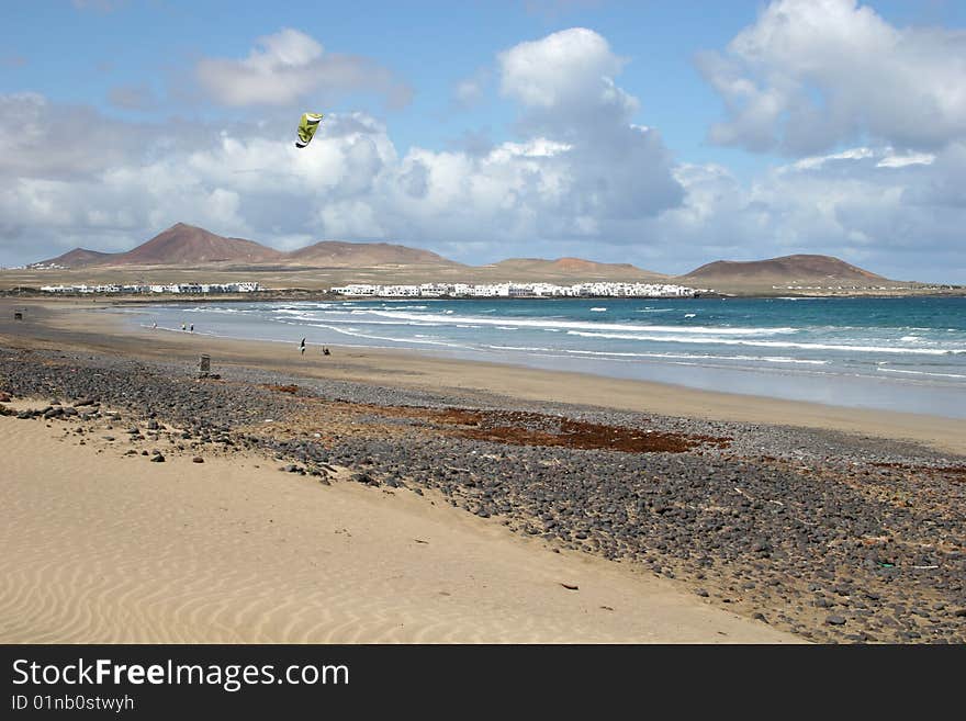 Famara beach, Lanzarote