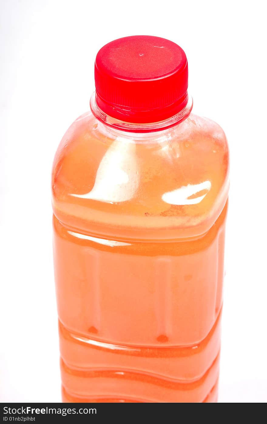 Orange juice bottle