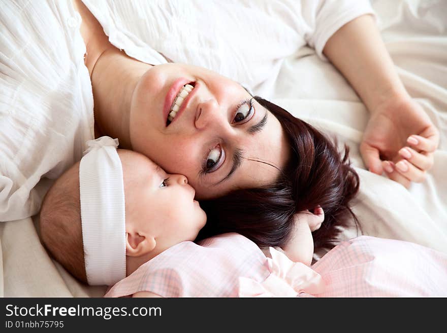 Mother With Newborn Daughter