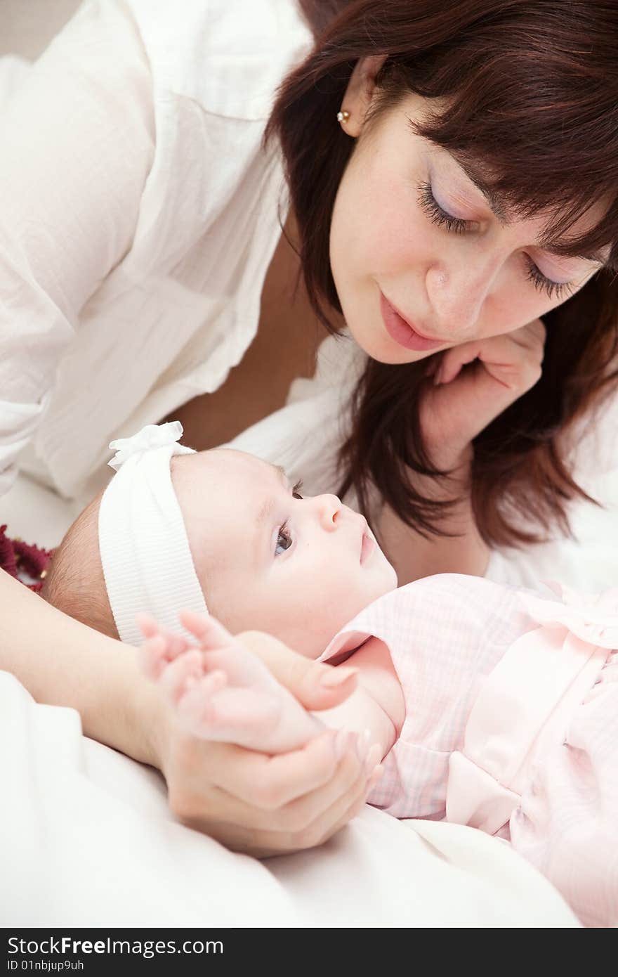 Mother With Newborn Daughter