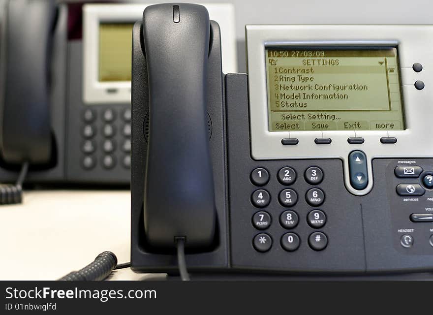 Office phones in the workplace