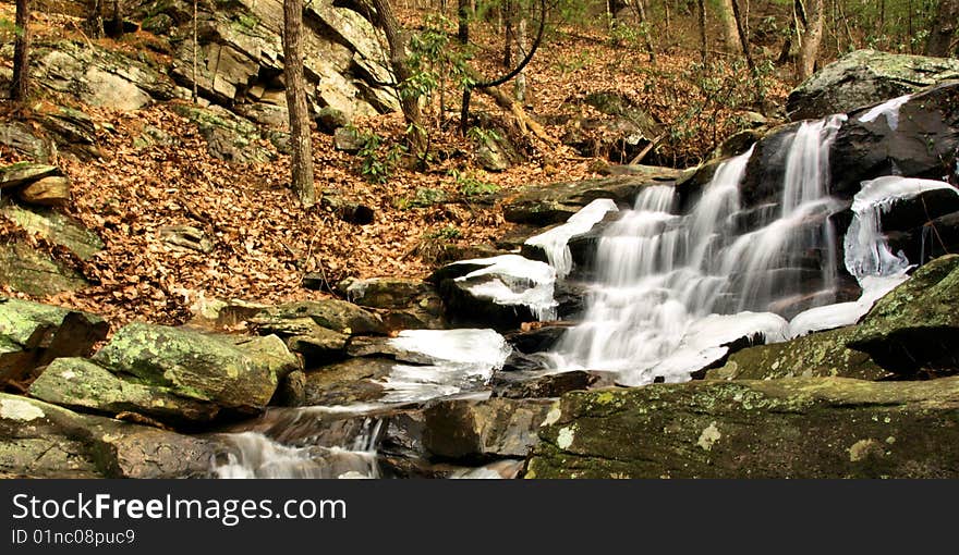 One of the beautiful creeks Ft. Mountain has alongside one of the many hiking trails. One of the beautiful creeks Ft. Mountain has alongside one of the many hiking trails.