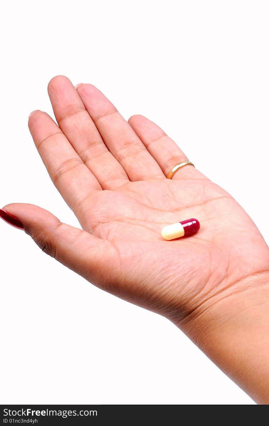 Capsule on hand