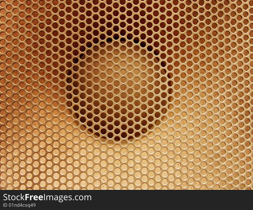 Lattice With Round Holes