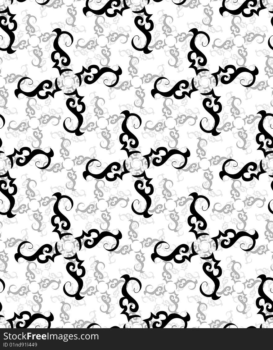 Seamless ornament pattern