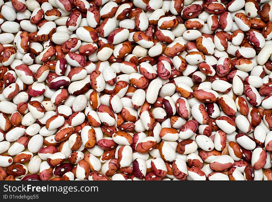 Dried haricot background, close-up, cooking ingredients