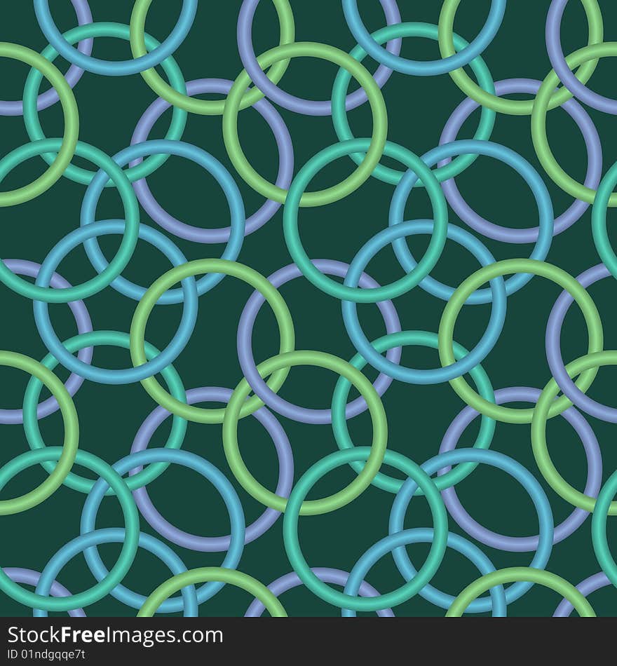 Seamless circle pattern