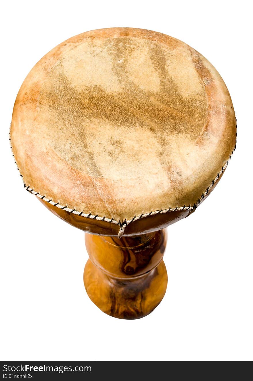 African Drum Isolated