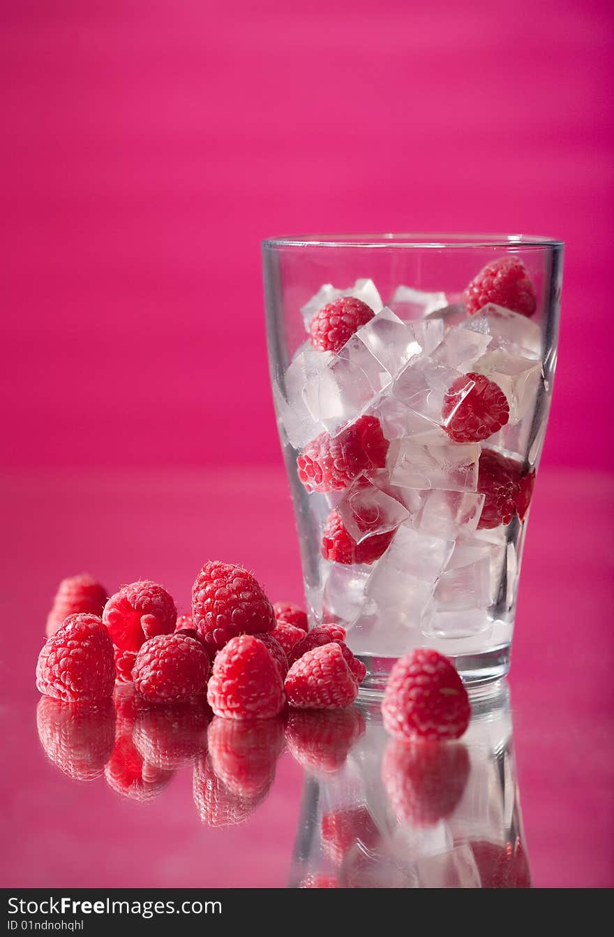 Raspberry In A Glass