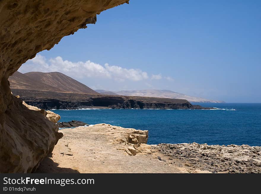 Coast of Fuerte Ventura