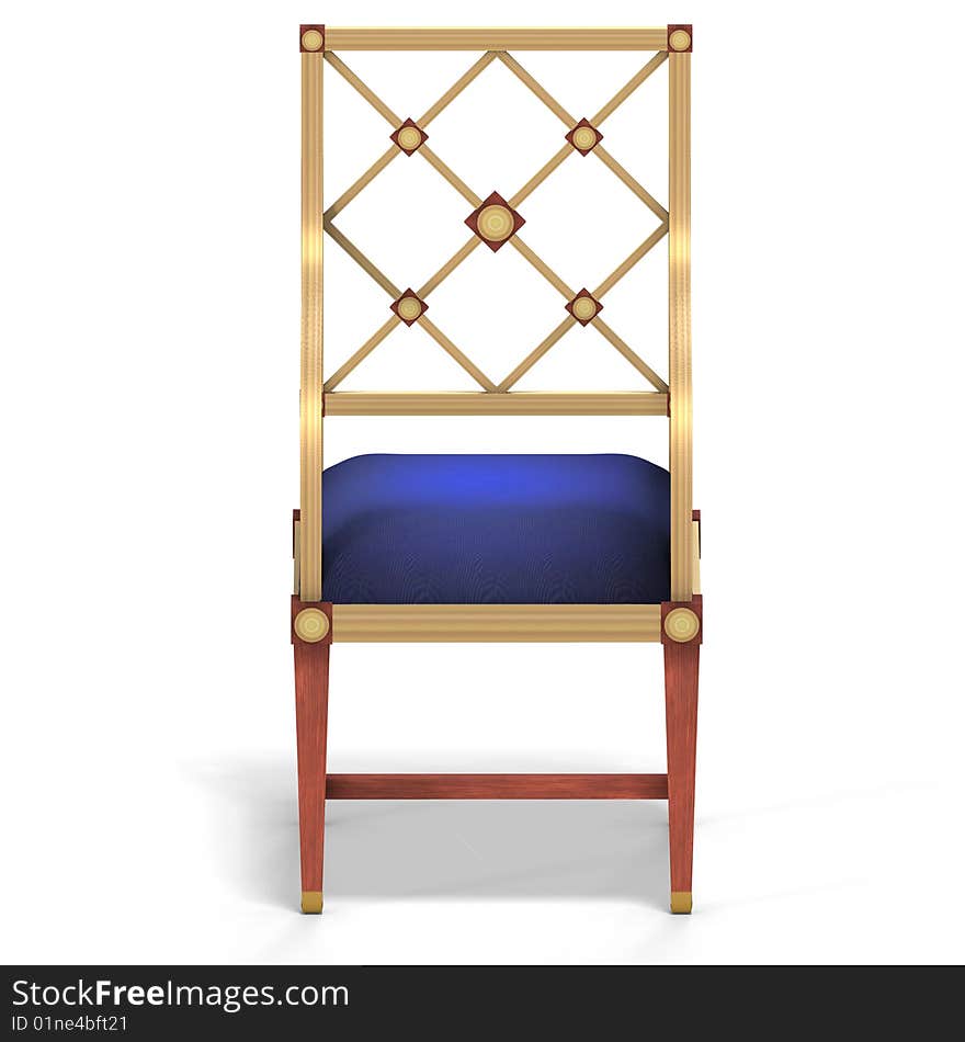 Classical chair - front view