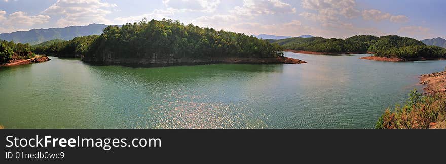 Western Yunnan, China This is a natural lake.