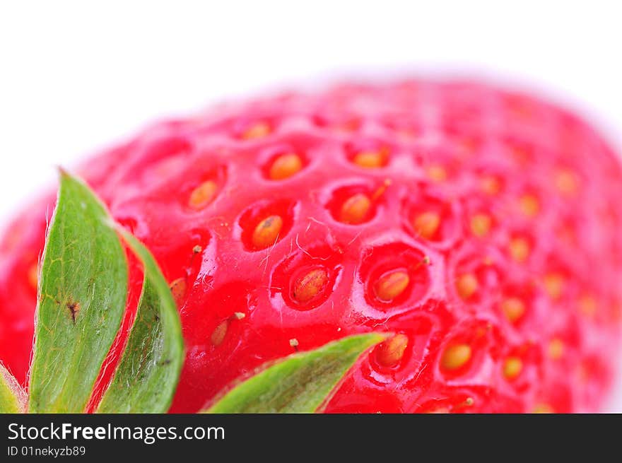 Strawberry isolated on white background