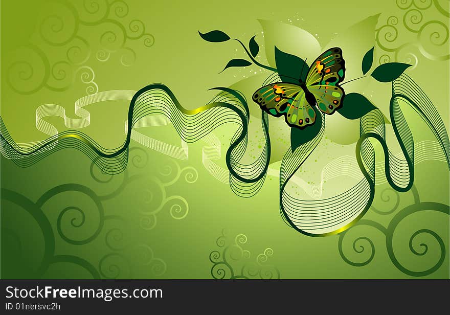 Abstract green background,vector eps. Abstract green background,vector eps