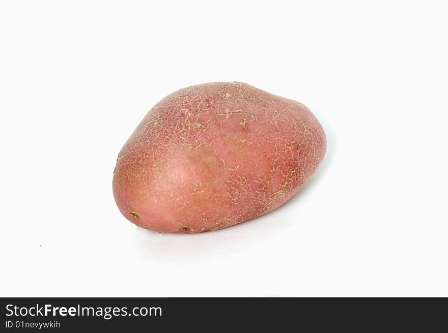 Potato isolated on white background