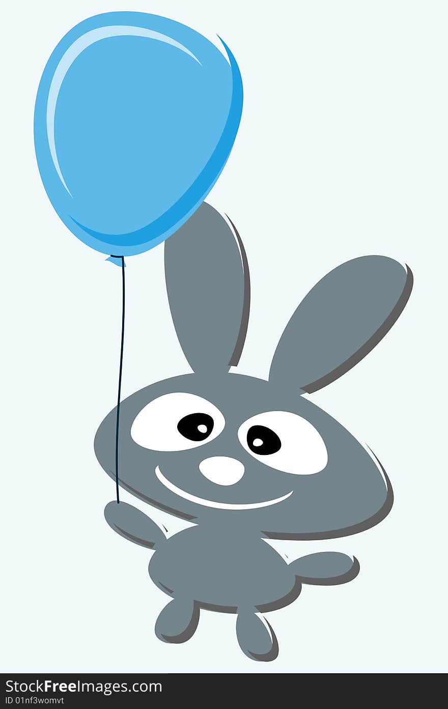 Vector illustration of Little Bunny