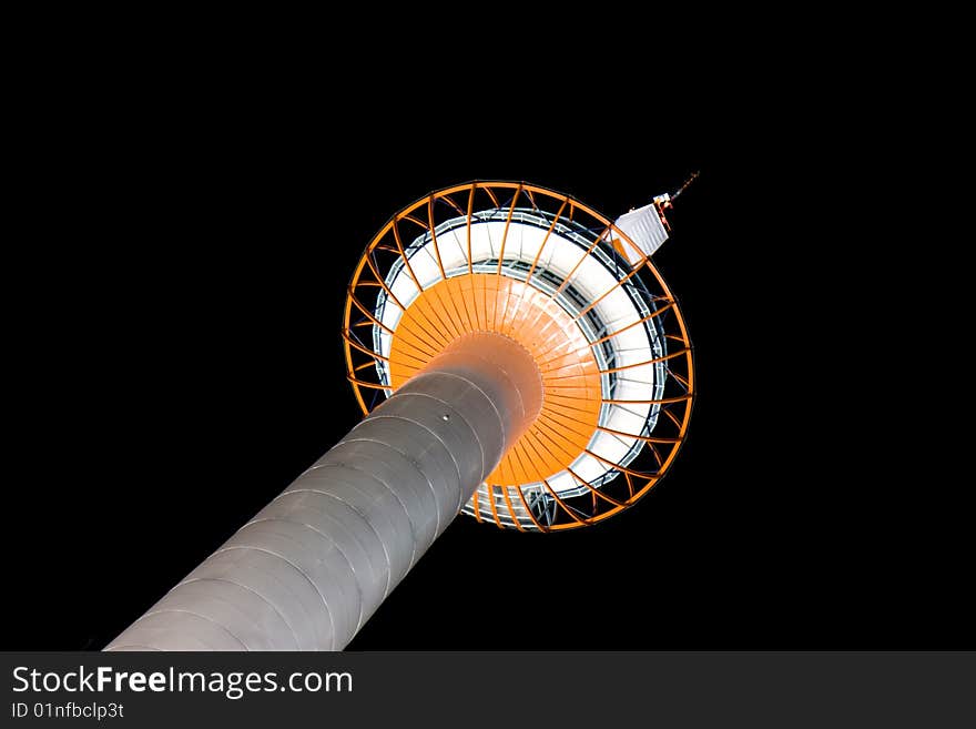 Kyoto Tower At Night