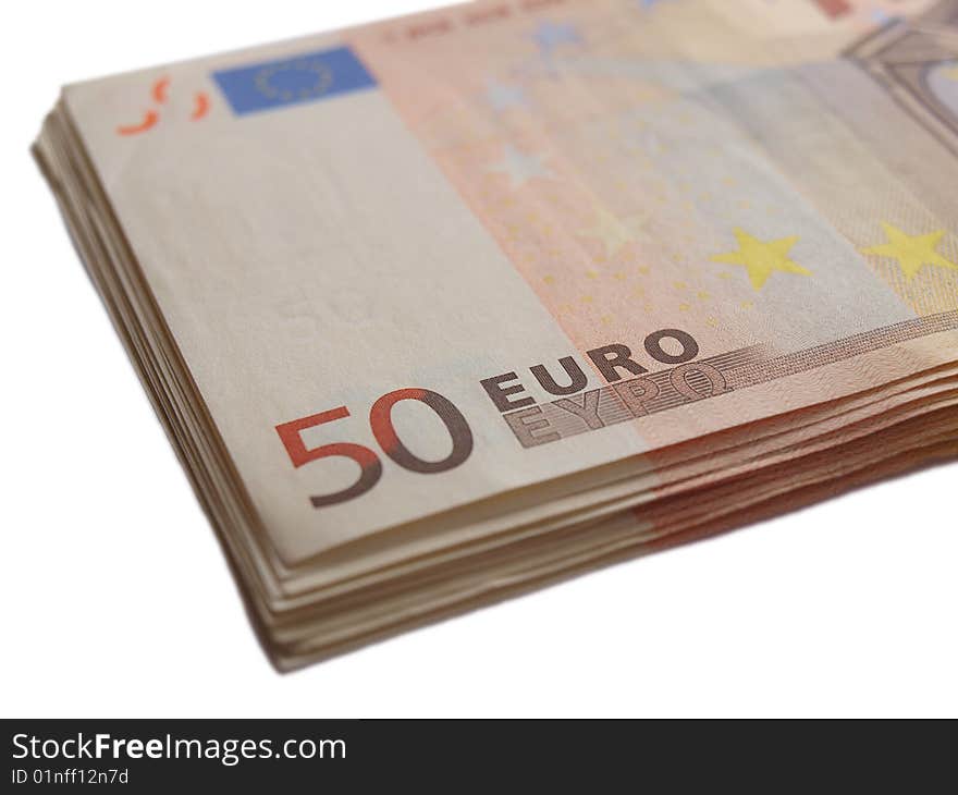 Stack of euros