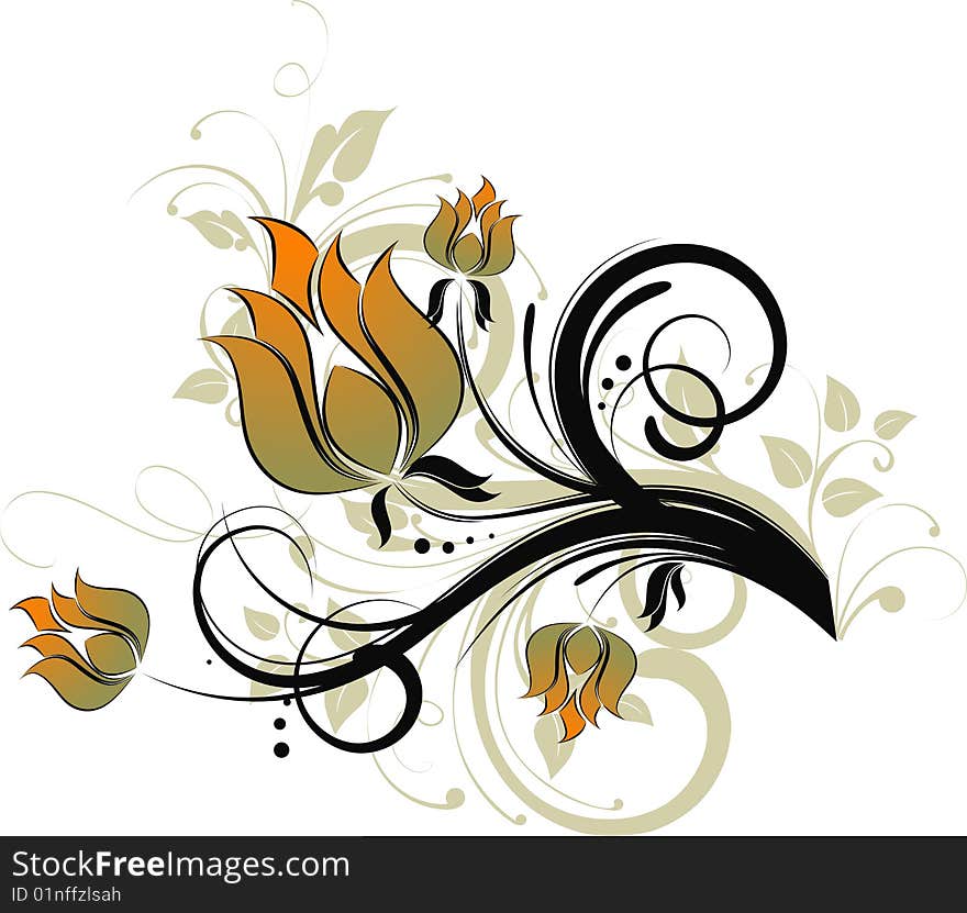 Floral Abstract Background