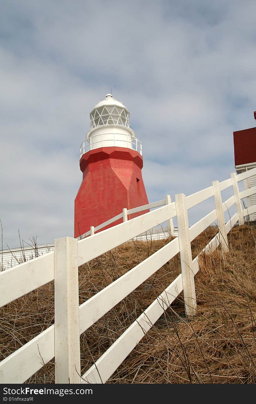 Lighthouse outside the Town of Twillingate. Lighthouse outside the Town of Twillingate