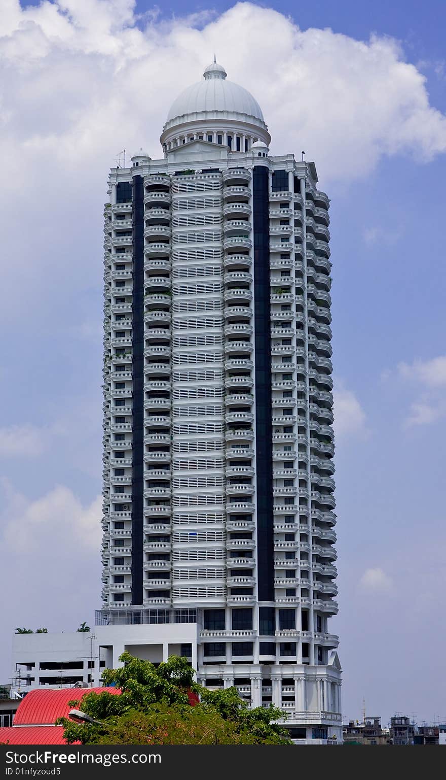 High building in Bangkok, Thailand