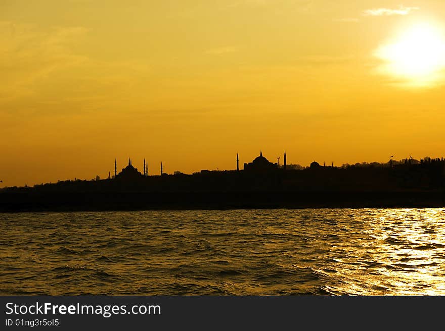 View of Istanbul by Bosporus