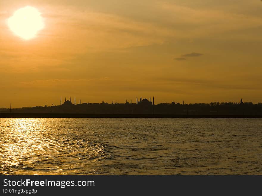 View of Istanbul by Bosporus