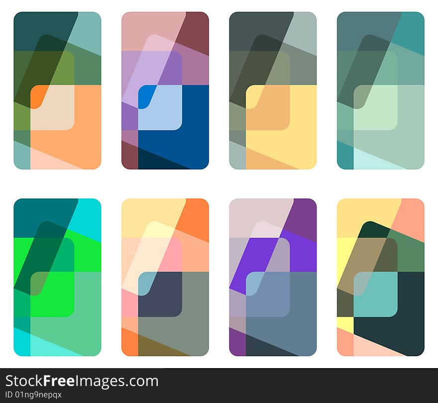 Abstract blue background. Vector illustration