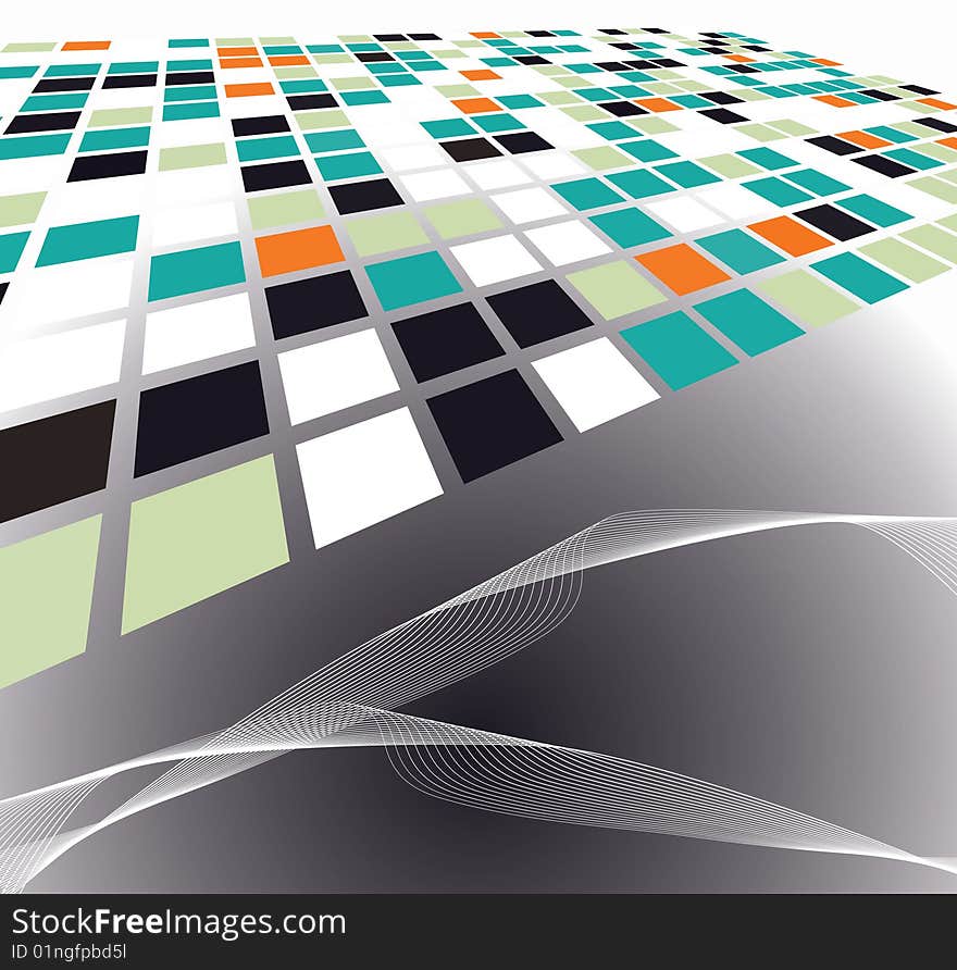 Abstract background clean illustration design