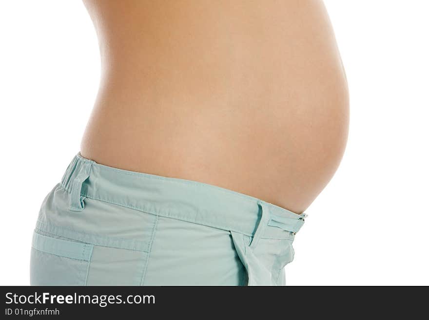 Woman Pregnant Tummy