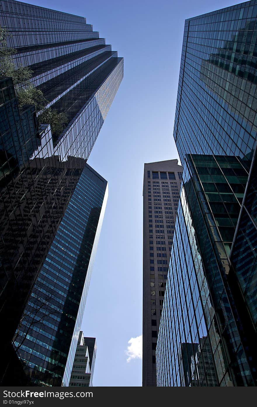 New York Manhattan glass facade