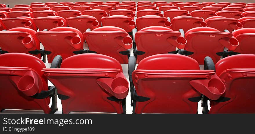 Benches where many people attend the big shows. Benches where many people attend the big shows