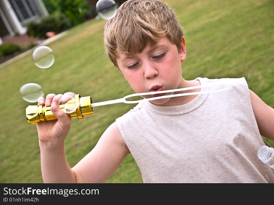 Boy With Bubbles II